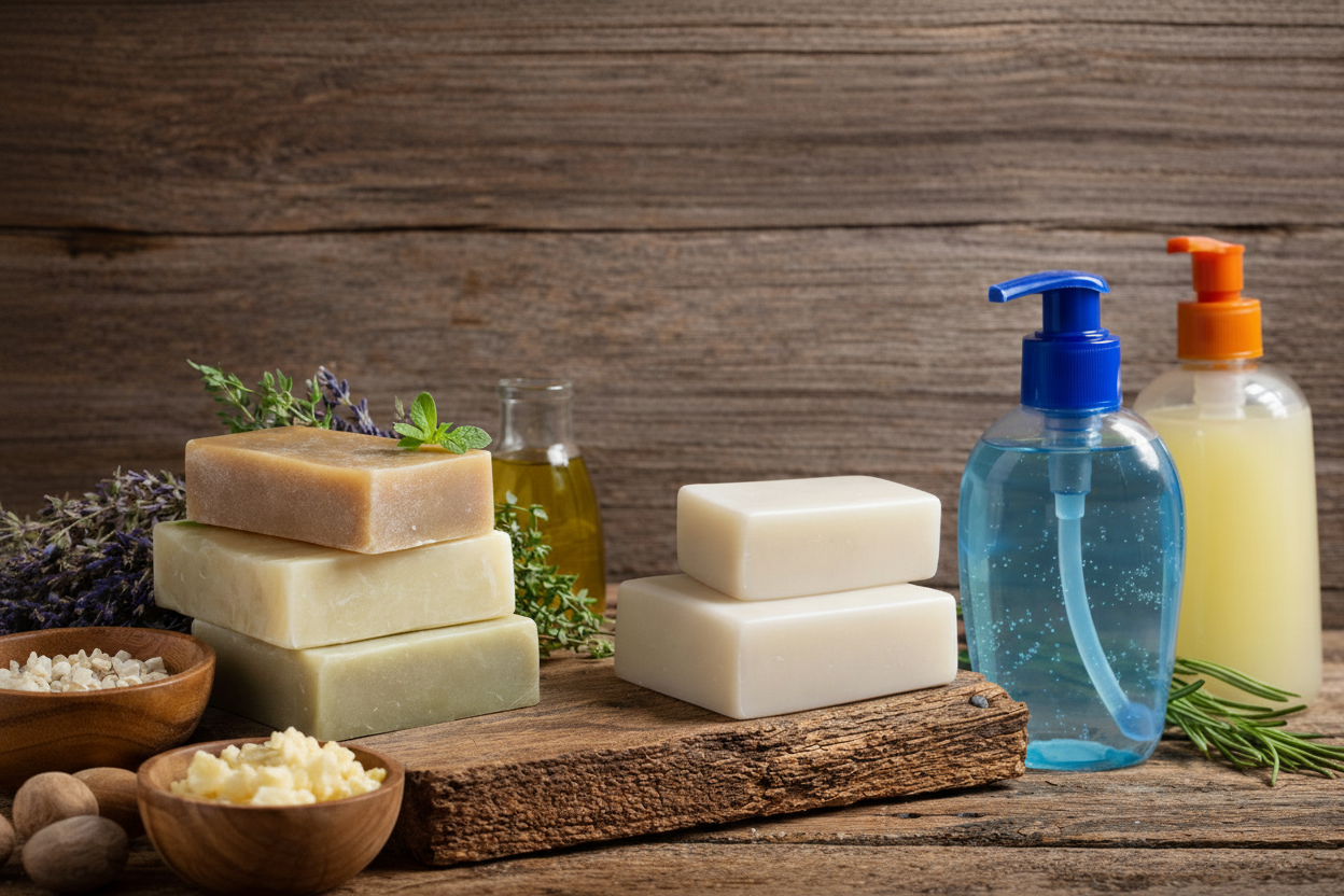 Naturseife vs. industrielle Seife – Was ist der Unterschied?