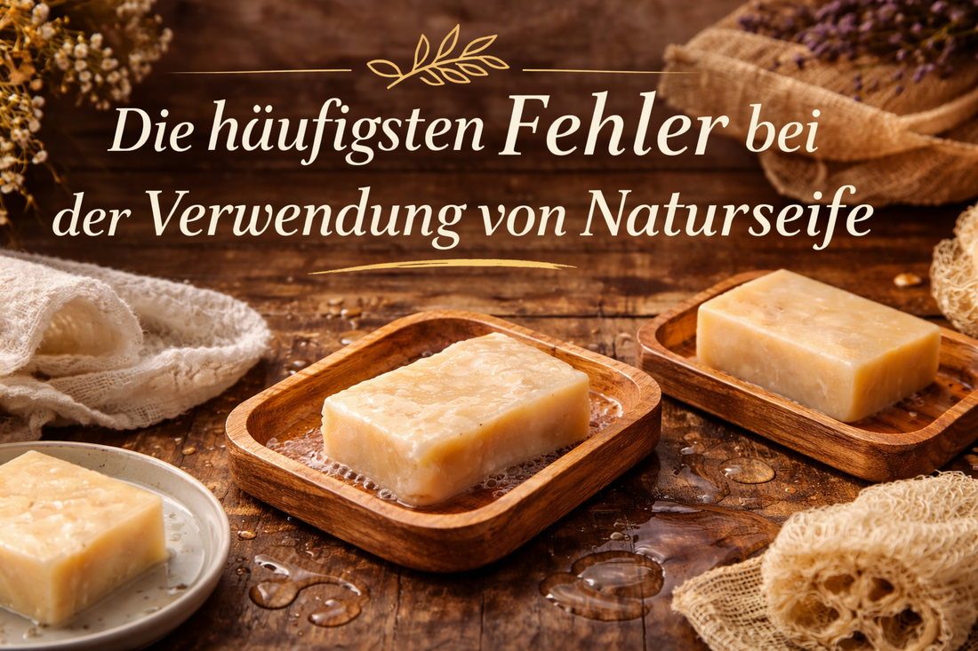 Die häufigsten Fehler bei der Verwendung von Naturseife