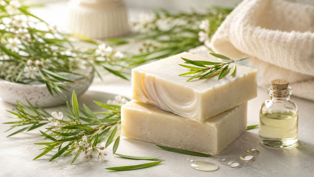 🌿 Teebaumöl in Naturseifen: Klärende Pflege für ein frisches Hautgefühl