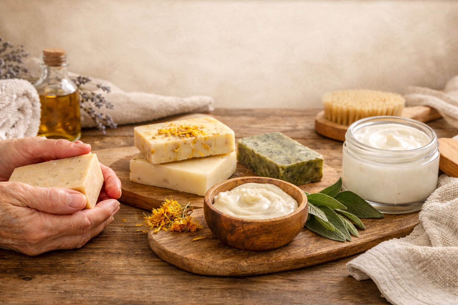 Sanfte Pflege für reife Haut – welche Naturseife ist geeignet?