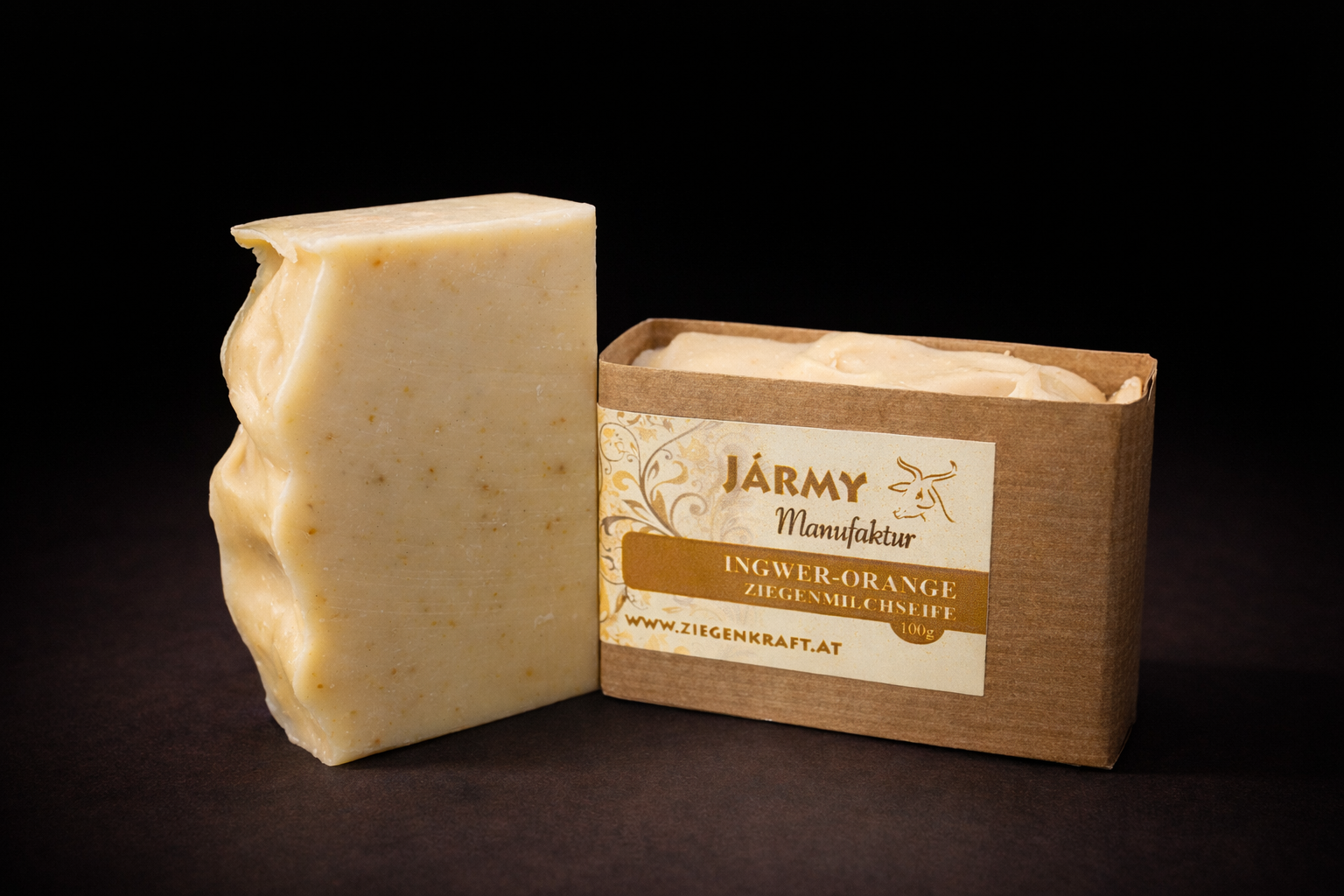 Jármy Ziegenmilchseife Ingwer-Orangen
